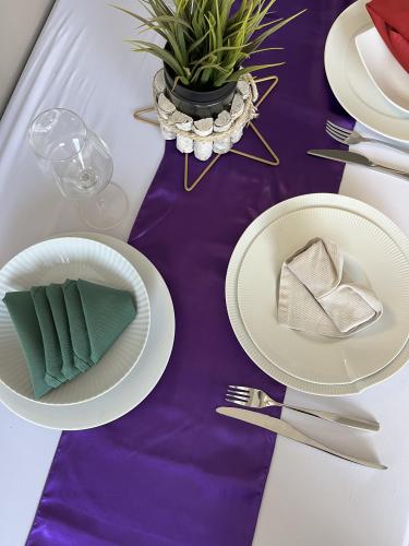 Chemin de table - Violet